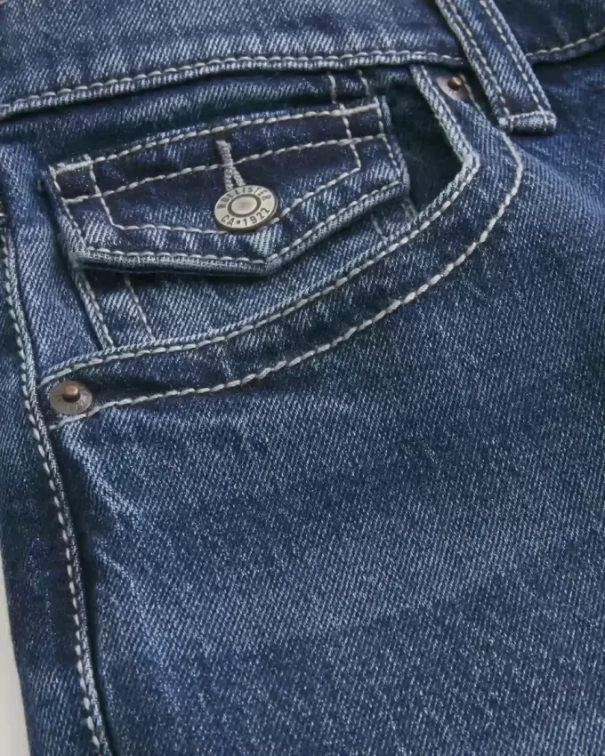 Dark Wash Baggy Bootcut Jeans Dark Wash Baggy Bootcut Jeans