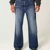 Dark Wash Baggy Bootcut Jeans Dark Wash Baggy Bootcut Jeans