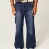 Dark Wash Baggy Bootcut Jeans Dark Wash Baggy Bootcut Jeans