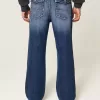 Dark Wash Baggy Bootcut Jeans Dark Wash Baggy Bootcut Jeans