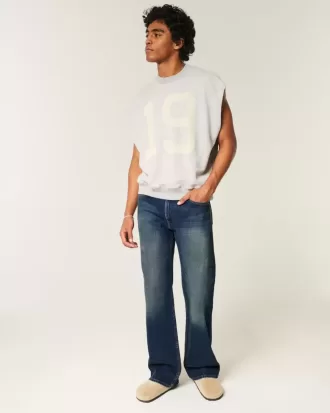 Dark Wash Relaxed Bootcut-jeans