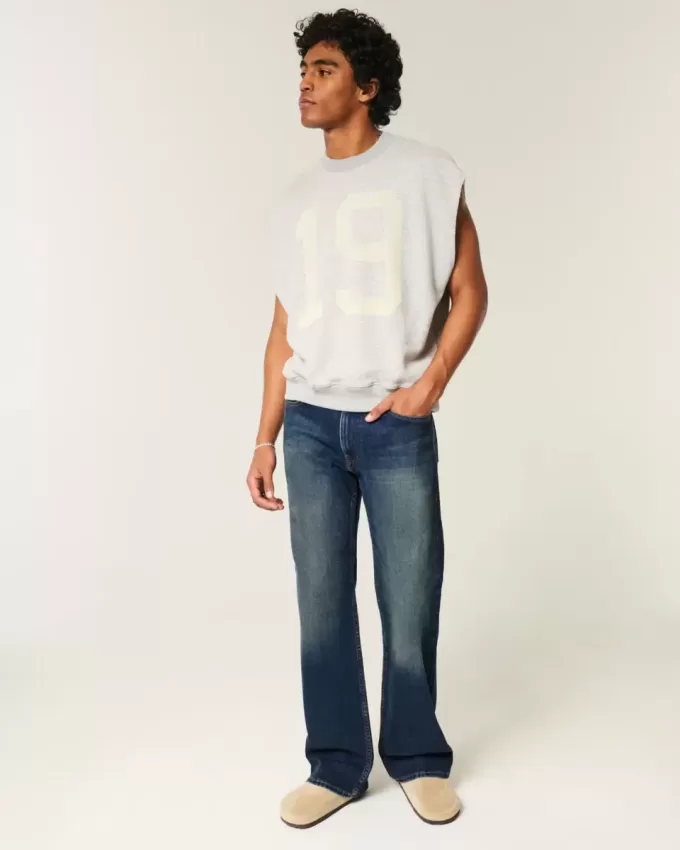 Dark Wash Relaxed Bootcut-jeans Dark Wash Relaxed Bootcut-jeans