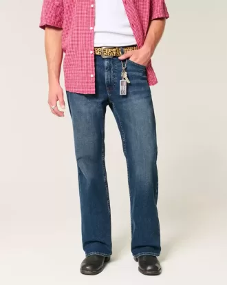 Dark Wash Relaxed Bootcut-jeans