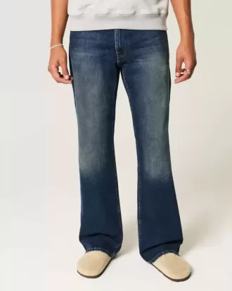 Dark Wash Relaxed Bootcut-jeans