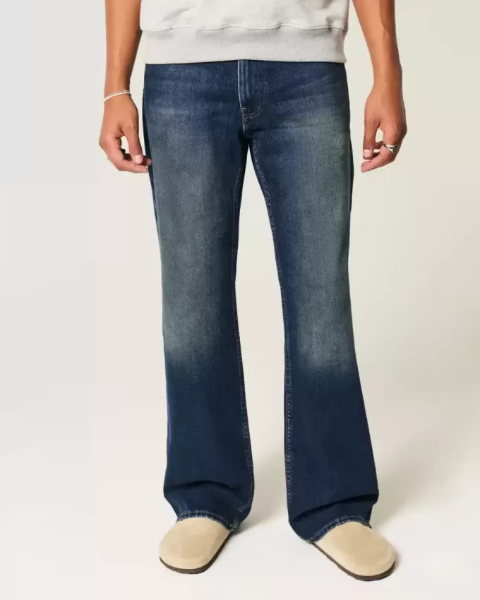 Dark Wash Relaxed Bootcut-jeans Dark Wash Relaxed Bootcut-jeans