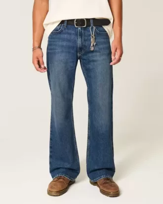 Dark Wash Relaxed Bootcut-jeans
