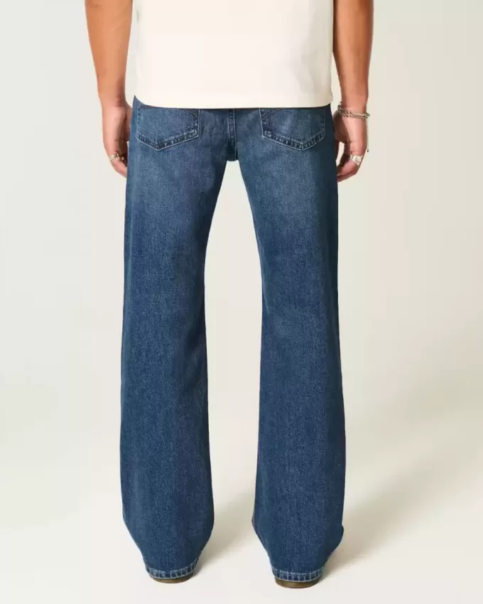 Dark Wash Relaxed Bootcut-jeans Dark Wash Relaxed Bootcut-jeans