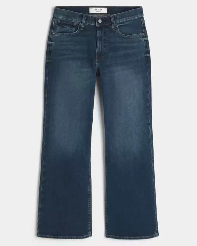 Dark Wash Relaxed Bootcut-jeans Dark Wash Relaxed Bootcut-jeans