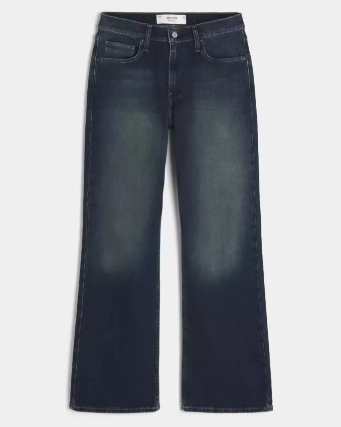 Dark Wash Relaxed Bootcut-jeans Dark Wash Relaxed Bootcut-jeans