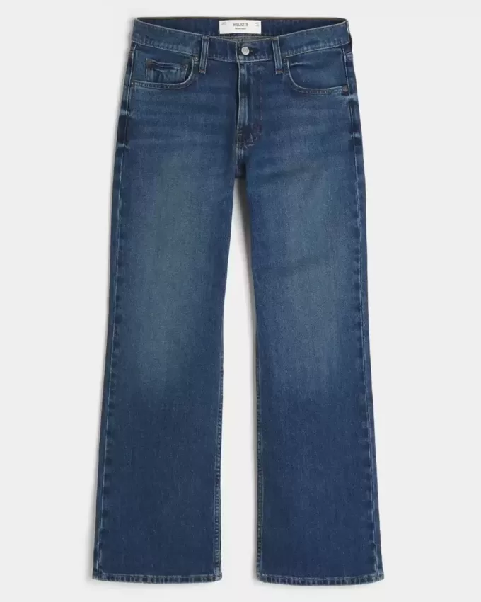 Dark Wash Relaxed Bootcut-jeans Dark Wash Relaxed Bootcut-jeans