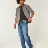 Dark Wash Rose Graphic Baggy Jeans Dark Wash Rose Graphic Baggy Jeans