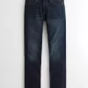 Dark Wash Slim Straight Jeans Dark Wash Slim Straight Jeans