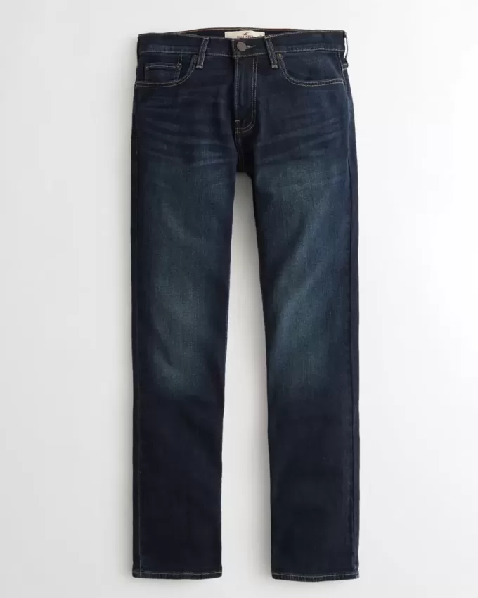 Dark Wash Slim Straight Jeans Dark Wash Slim Straight Jeans