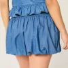 Denim Bubble Mini Kjol Denim Bubble Mini Kjol
