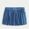 Denim Bubble Mini Kjol Denim Bubble Mini Kjol