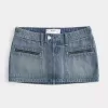Denim Micro Mini Kort Denim Micro Mini Kort