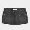 Denim Micro Mini Kort Denim Micro Mini Kort