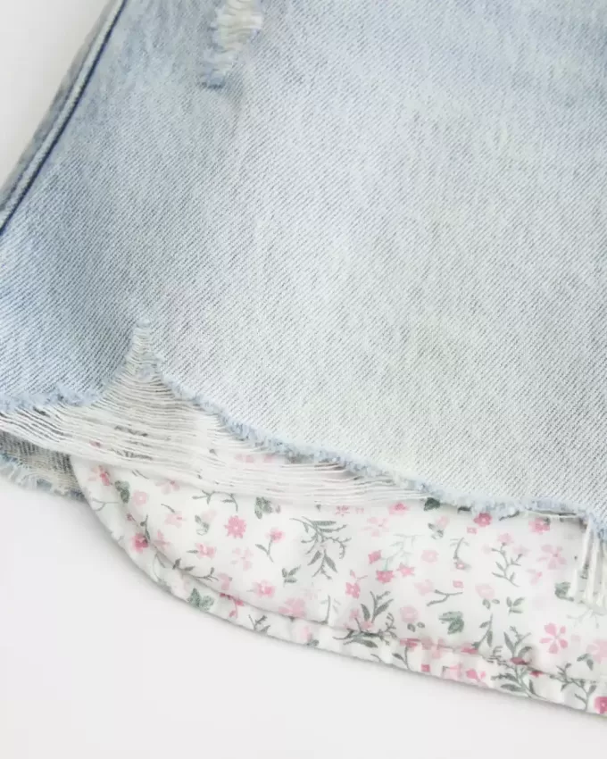 Denim Mini Kort Denim Mini Kort