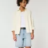 Distressed lösa jeansshorts ovanför knäet