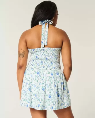 Drop Waist Halter Miniklänning Drop Waist Halter Miniklänning