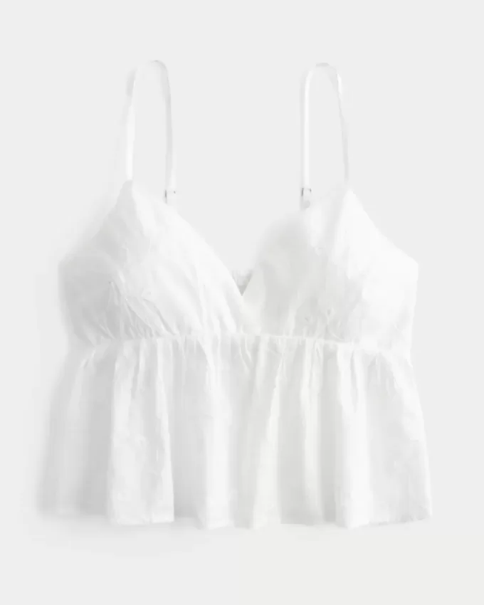 Easy Broderad Shine Babydoll Top Easy Broderad Shine Babydoll Top