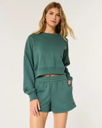 Easy Crew Sweatshirt & Fleece Shorts Bunt