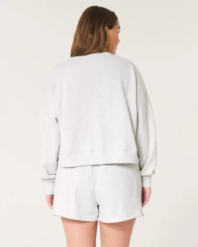Easy Crew Sweatshirt & Fleece Shorts Bunt Easy Crew Sweatshirt & Fleece Shorts Bunt