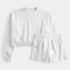 Easy Crew Sweatshirt & Fleece Shorts Bunt Easy Crew Sweatshirt & Fleece Shorts Bunt