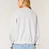 Easy Flower Graphic Crew Sweatshirt Easy Flower Graphic Crew Sweatshirt