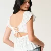 Easy Flutter Sleeve Babydoll Top Easy Flutter Sleeve Babydoll Top