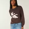 Easy Flying Birds Graphic Crew tröja Easy Flying Birds Graphic Crew tröja