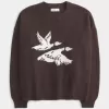 Easy Flying Birds Graphic Crew tröja Easy Flying Birds Graphic Crew tröja