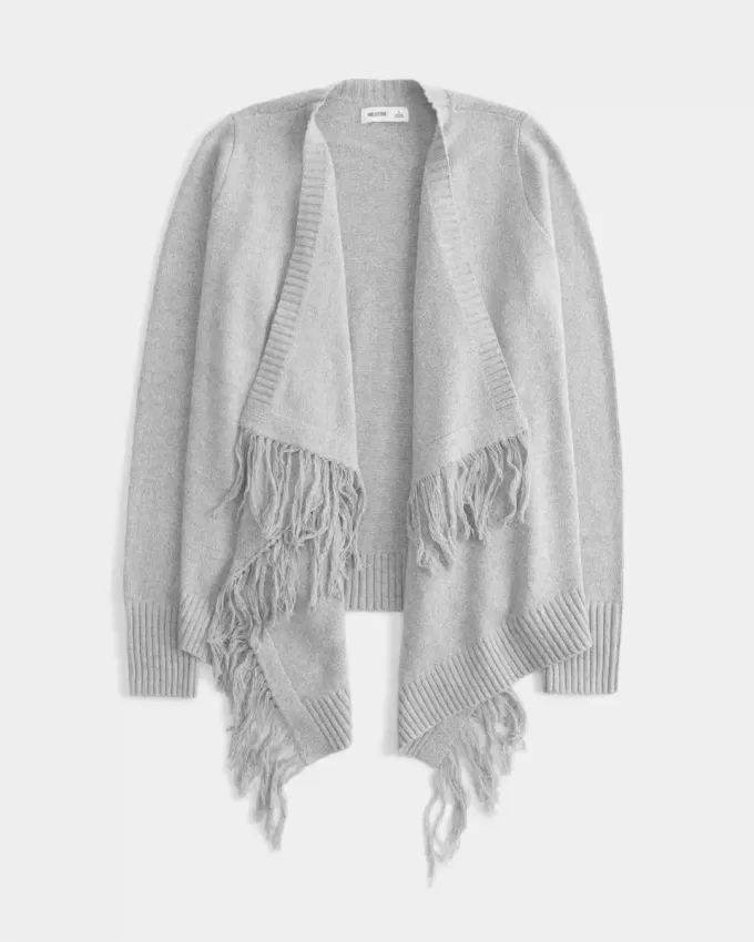 Easy Fringe No-Close Cardigan Easy Fringe No-Close Cardigan