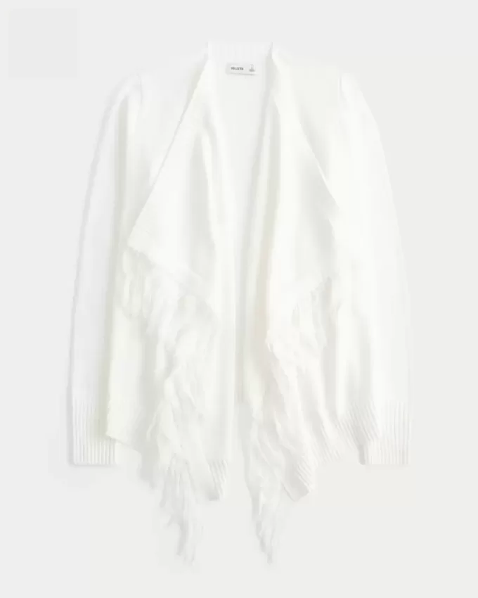 Easy Fringe No-Close Cardigan Easy Fringe No-Close Cardigan