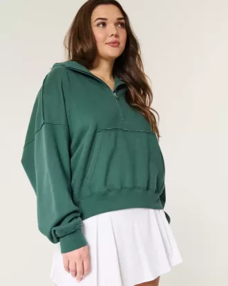 Easy Half Zip Hoodie