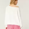 Easy Heart Graphic Off-the-Soulder tröja Easy Heart Graphic Off-the-Soulder tröja