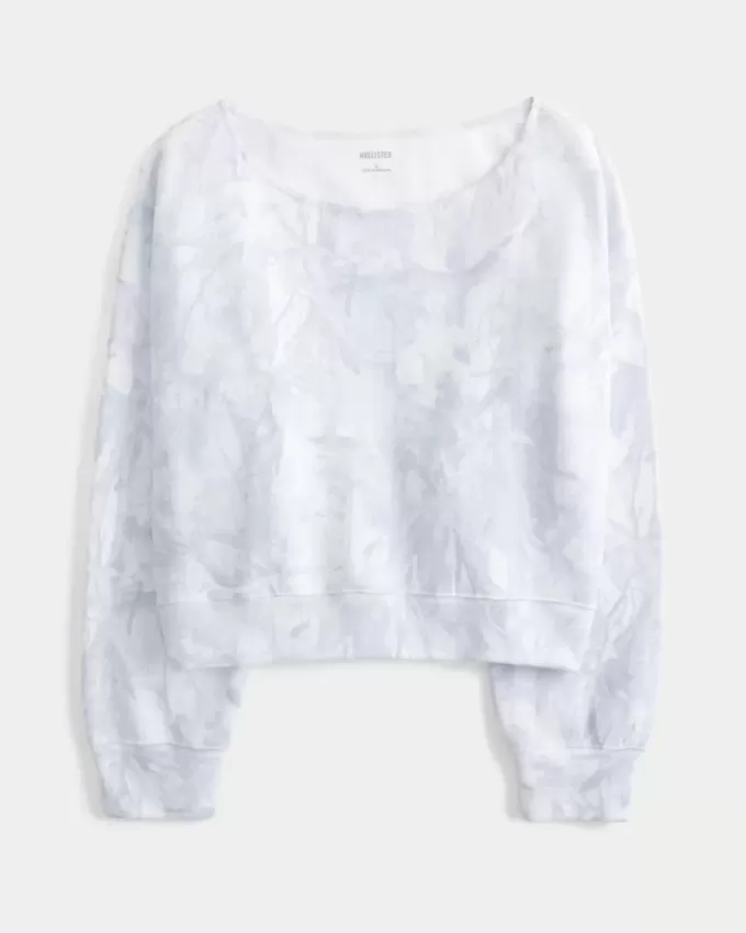 Easy Off-the-Soulder Camo Sweatshirt Easy Off-the-Soulder Camo Sweatshirt
