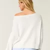 Easy Off-the-Soulder Fish Graphic Sweater Easy Off-the-Soulder Fish Graphic Sweater
