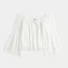 Easy Off-the-Soulder långärmad topp Easy Off-the-Soulder långärmad topp