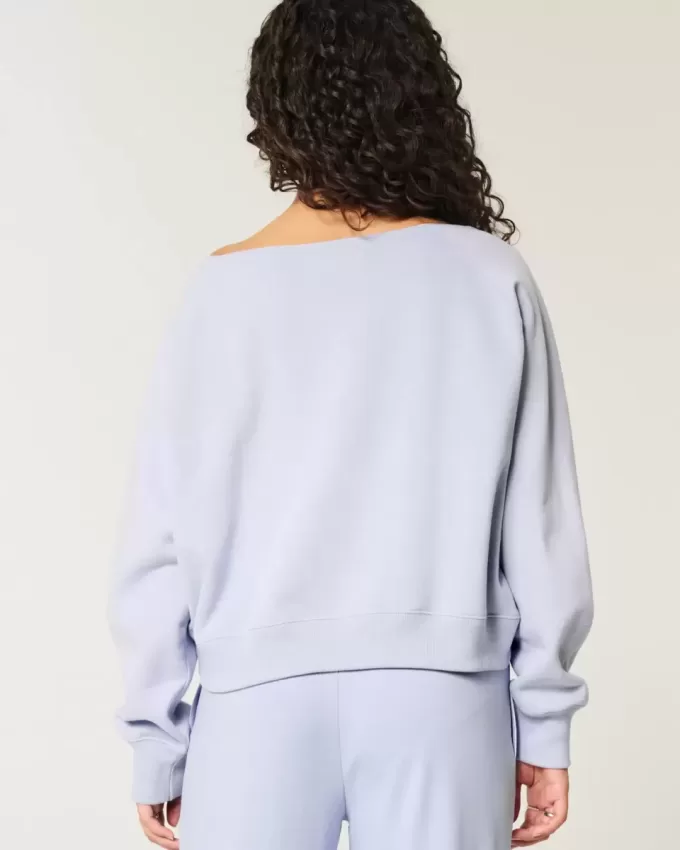 Easy Off-the-Soulder NYC grafisk tröja Easy Off-the-Soulder NYC grafisk tröja