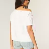 Easy Off-the-Soulder Tie T-shirt Easy Off-the-Soulder Tie T-shirt