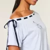 Easy Off-the-Soulder Tie T-shirt Easy Off-the-Soulder Tie T-shirt