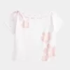 Easy Off-the-Soulder Tie T-shirt Easy Off-the-Soulder Tie T-shirt