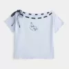 Easy Off-the-Soulder Tie T-shirt Easy Off-the-Soulder Tie T-shirt