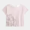 Easy Ribbon Tie-Back blommig grafisk t-shirt Easy Ribbon Tie-Back blommig grafisk t-shirt