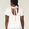 Easy Ribbon Tie-Back Heart Grafisk T-shirt Easy Ribbon Tie-Back Heart Grafisk T-shirt