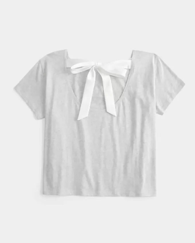 Easy Ribbon Tie-Back New York grafisk t-shirt Easy Ribbon Tie-Back New York grafisk t-shirt
