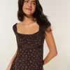 Easy Satin Tie Babydoll Top Easy Satin Tie Babydoll Top