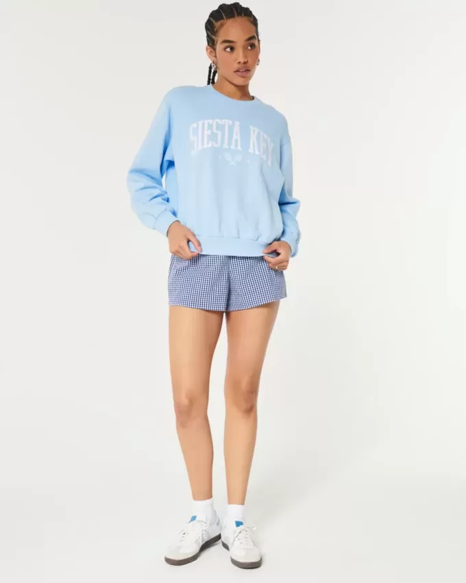 Easy Siesta Key Graphic Crew Sweatshirt Easy Siesta Key Graphic Crew Sweatshirt