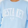Easy Siesta Key Graphic Crew Sweatshirt Easy Siesta Key Graphic Crew Sweatshirt